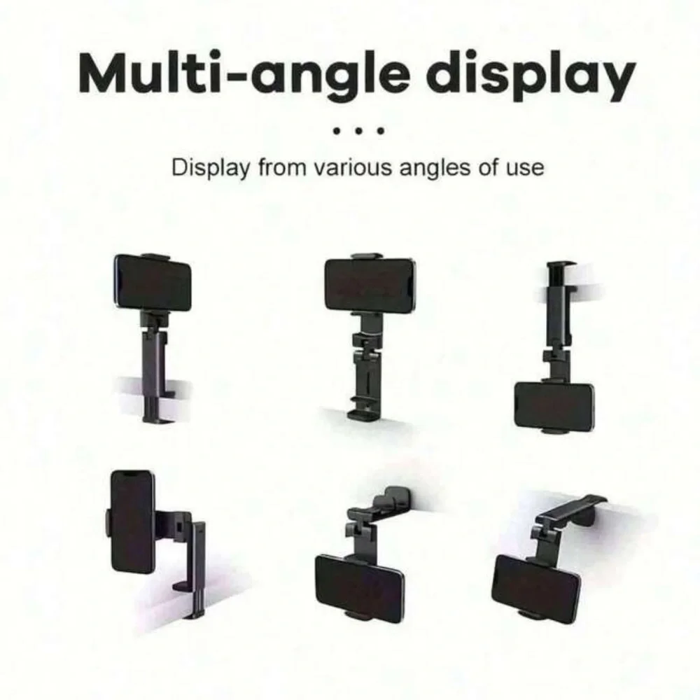 White Adjustable Phone Holder travel